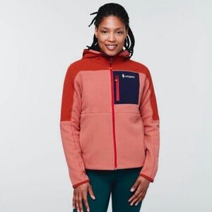 Cotopaxi Women's Two-Tone Fleece Jacket - Red and Pink (Size: Medium)